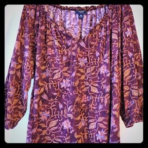 5 for 25 bundle EUC Chaps Pheasant Blouse